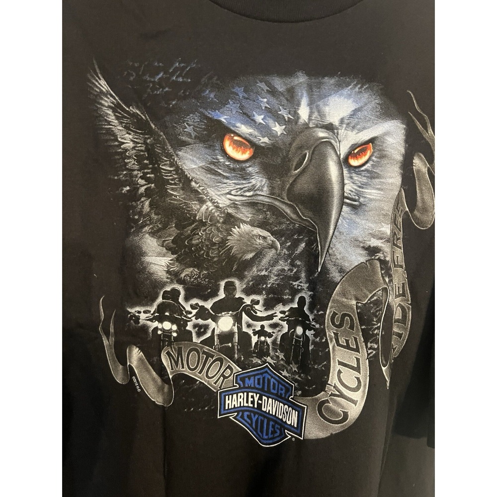 New With Tags Harley Davidson Motorcycles Ride Free Vintage Daytona Florida‎ XXL - Picture 2 of 6